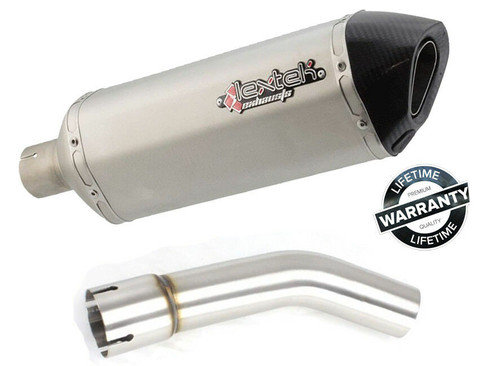 BMW R1200GS & Adventure (2004-09) Lextek SP1 Hexagonal Exhaust Silencer (BSAU)