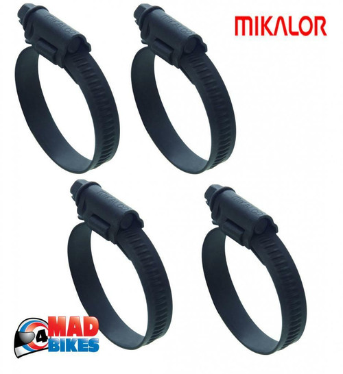 SUZUKI BANDIT 650 GSF650 CARBURETOR TO HEAD CLAMPS, CARB INLET CLIPS  X 4