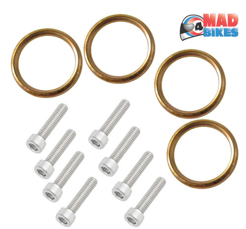 GSF1200 & GSF600 Bandit Header Bolts & Exhaust Header Gaskets