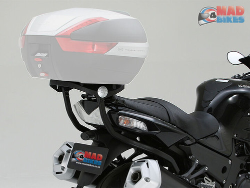 Givi Luggage Rack and Monokey Plate for the Kawasaki ZZR1400 2012 to 2019