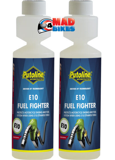 Putoline E10 Motorcycle Motorbike Scooter Fuel Additive Ethanol Protection x 2