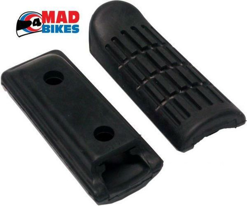 Honda CBR1000 F 1987 to 1999 Front Footrest / Foot Peg Rubbers ( PAIR ) New