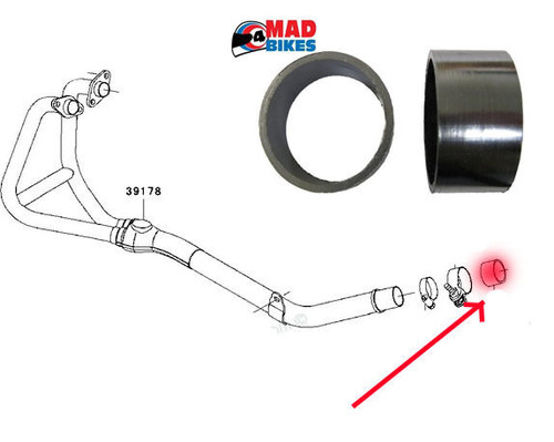 KAWASAKI NINJA 250R, NINJA 300, EX300, EX250 EXHAUST GASKET SEAL, MUFFLER JOINT