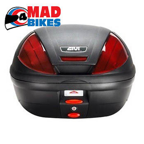 GIVI E370 MONOLOCK  MOTORCYCLE SCOOTER TOP BOX LUGGAGE CASE WITH UNIVERSAL PLATE