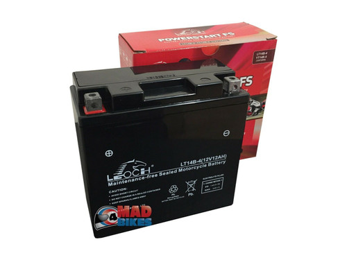 Leoch YT14B-4 Motorcycle Battery