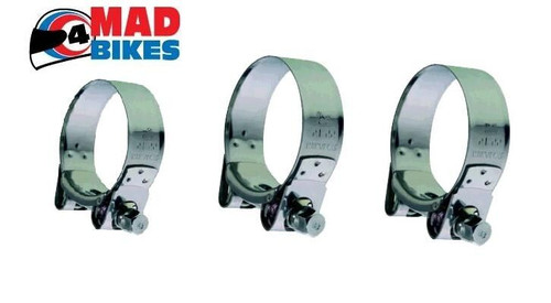 HONDA ST1300 PAN EUROPEAN STAINLESS EXHAUST CLAMPS