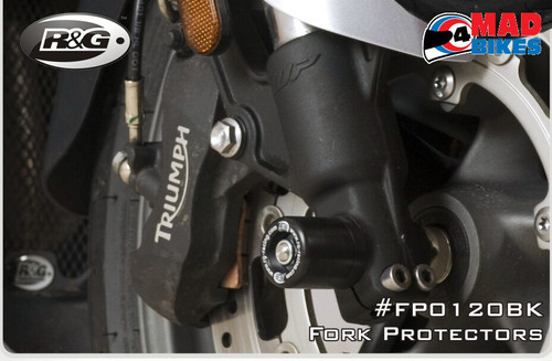 TRIUMPH TROPHY 1200 (2013 TO 2018) R&G FORK PROTECTORS / CRASH PROTECTORS