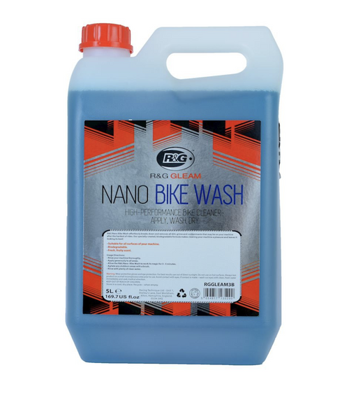 R&G Gleam Motorcycle Nano Bike Wash 5L Biodegradable