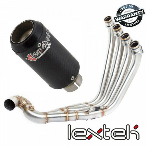 Honda CBR650R CBR650F Lextek LOW LEVEL De Cat Full Exhaust System & CP8C Can