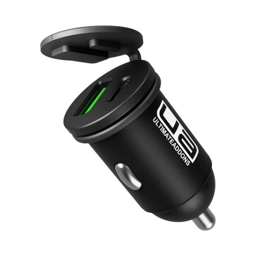 UltimateAddons USB & USB C Dual Motorcycle Charger Socket