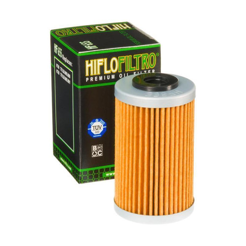 Hiflo Premium Motorcycle Oil Filter HF655