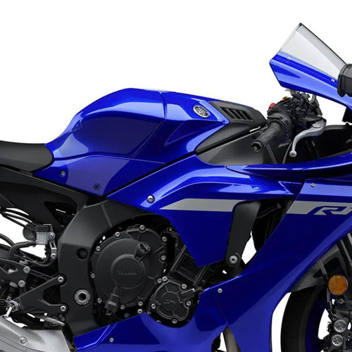 Yamaha YZF-R1/R1M 2020 > On Eazi-Grip Streamline Tank Grip Traction Pads Clear on the bike