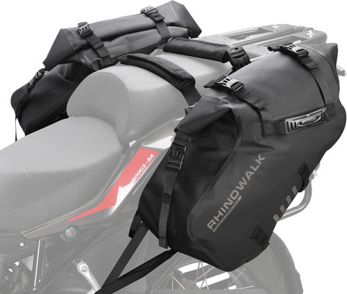 Rhinowalk Universal Motorcycle Saddle Bags 28L 100% Waterproof Pannier Set