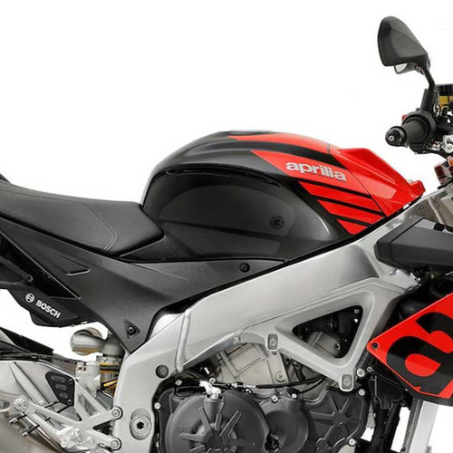 Aprilia TUONO V4 2011-2020 Eazi-Grip Streamline Tank Grip Traction Pads Clear
