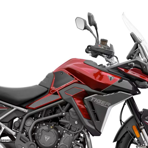 Eazi-Grip Streamline Tank Grip Traction Pads on the bike