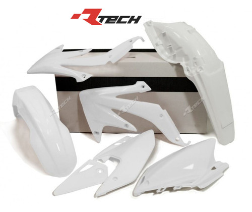 Racetech Replica Plastics Race Body Kit Honda CRF250X 2003 to 2017 in White