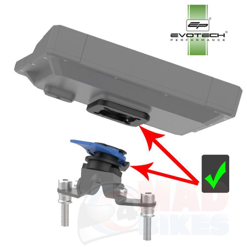 Evotech Performance Carpuride Mounting Plate & Quadlock Interface Adapter