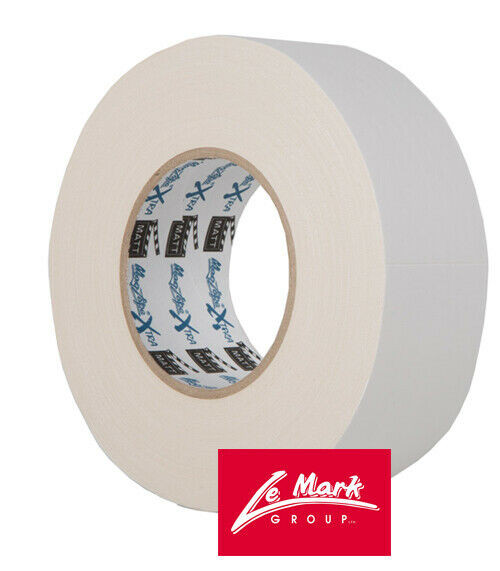 LeMark MagTape Xtra Matt White Premium Grade Gaffer Tape 50mm x 50m Roll Gaffa