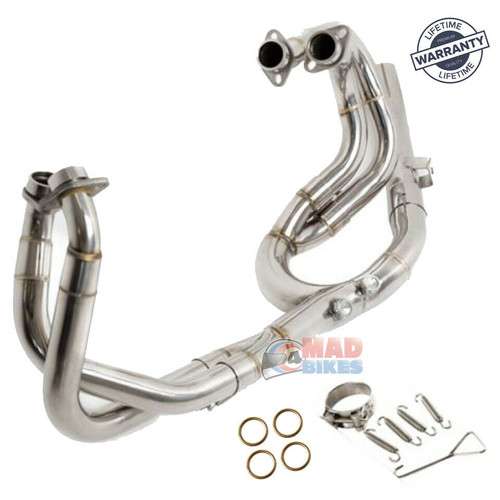 Honda VFR800 (1997 to 2002) Lextek Stainless Steel Exhaust Headers / Downpipes