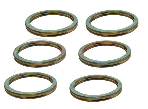 Honda GL1500 / GL1800 1988 to 2016 Exhaust Manifold / Header Pipe Gaskets x 6 Honda GL1500 / GL1800 1988 to 2016 Exhaust Manifold / Header Pipe Gaskets x 6