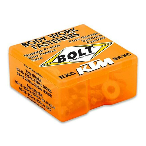 Bolt Hardware Full Plastic Kit Fastener Set - KTM SX & XC 125, 150, 200, 300