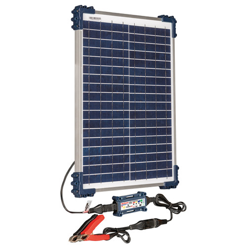 Optimate 20w Solar Panel, Fully Automatic Motorcycle Battery Charger Maintainer