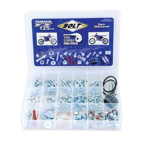 BOLT Hardware  Yamaha YZ 125cc Pro Track Pack, Nuts Bolts, Seals, Body Fasteners