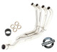 LEXTEK Stainless Steel Exhaust Down Pipes Headers Yamaha FZS 600 Fazer 97-03