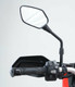 Honda CBX500X Mirror Risers 45mm R&G Extenders in Black 2013 to 2020 One Pair