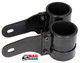 Motorcycle Stealth Headlight Brackets In Black 38-40mm Project Bike Cafe Racer