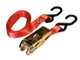 Motorcycle tie down strap kit with ratchet straps details 3