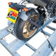 Motorcycle Motorbike Transport Trailer Tie Down Ratchet Strap System. Tyre Fix