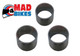 HONDA VT1100C SHADOW 1990-99  MODELS EXHAUST COLLECTOR  GASKET SEAL RINGS