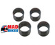 Suzuki GSX1400 Exhaust Collector Box to Downpipes Gasket Seal Rings, All Years