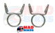 Fuel pipe wire clips sold as a pair.