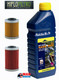 KTM EXC 250,400,450,520,525,Putoline Nano Tech 10W60 & Both HiFlo Oil Filters