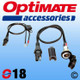 Optimate O18 Panel mounted Din socket lead kit