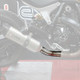 Ducati Scrambler 1100 Lextek Low Level Exhaust Link Pipe shown fitted