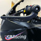 BMW S1000RR 2009 to 2018 GB Racing Clutch Lever Guard close up on the bike