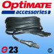 OptiMate O23 SAE Extension Lead  4.6m 10 Amp Extra Heavy Duty
