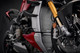Ducati V4 Streetfighter Evotech Performance Radiator Guard Set close up on bike
