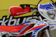 VPS HandGuards in red on a  BETA RR / XTRAINER Barkbusters
