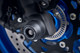 Suzuki GSX-8S Evotech Performance Spindle Bobbins shown on bike