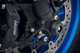 Suzuki GSX-8S Evotech Performance Spindle Bobbins shown on bike 2