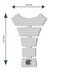 Eazi-Grip Evo Motorcycle Centre Tank Pad Universal Grip Clear Design F