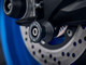 Suzuki GSX-8S Evotech Performance paddock Stand Bobbins on the bike view