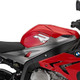 BMW S1000RR 2015 to 2020 Eazi-Grip Streamline Tank Grip Traction Pads Clear ON BIKE