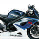 Suzuki GSXR1000 2005-2006 Eazi-Grip Streamline Tank Grip Traction Pads Clear on the bike