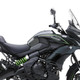 Kawasaki Versys 650 2015-2021 Eazi-Grip Streamline Tank Grip Traction Pads Clear shown on the bike