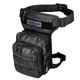 Rhinowalk Motorcycle Tactical  Leg Bag Black